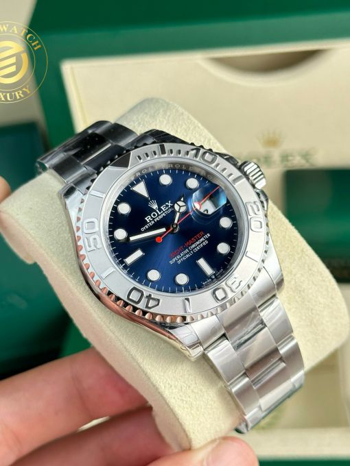 Đồng Hồ: Rolex Yacht Master 40mm mặt số xanh Rep 1:1